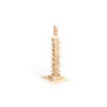 torre just blocs de madera natural