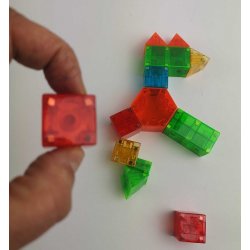 Tamaño pieza Qubix J3179 Magna Tiles 6
