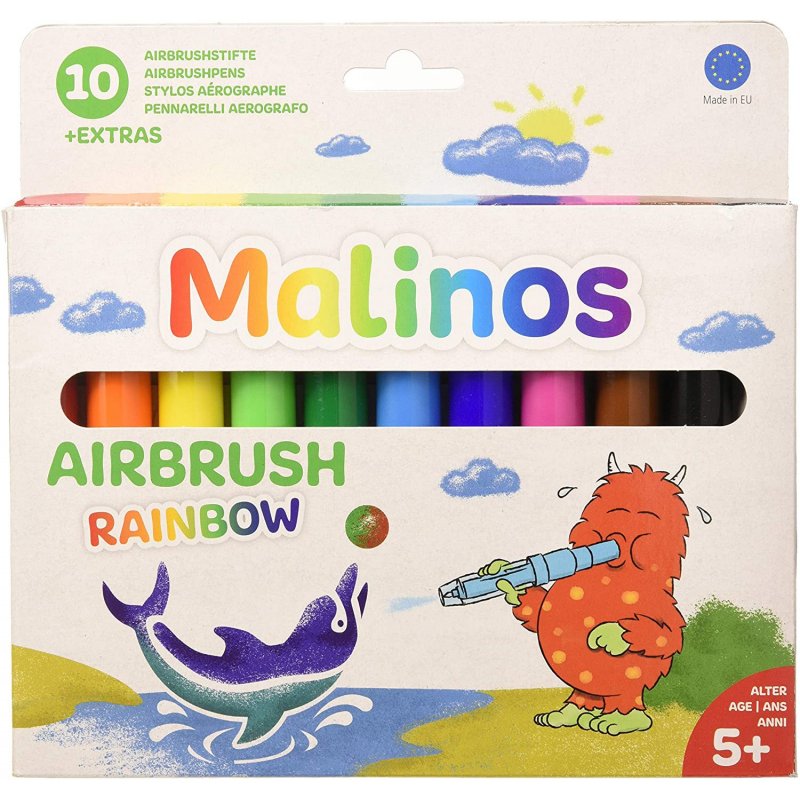Rotuladores para soplar Airbrush de Malinos Rotuladores para soplar Airbrush de Malinos J2962 Malinos