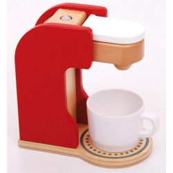 Cafetera de juguete de madera