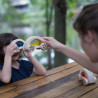 Coches translucids de Plan Toys