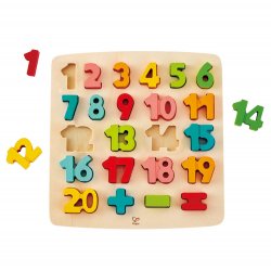 Encaixable matematiques i numeros fins el 20 de Hape J3335 Hape 2