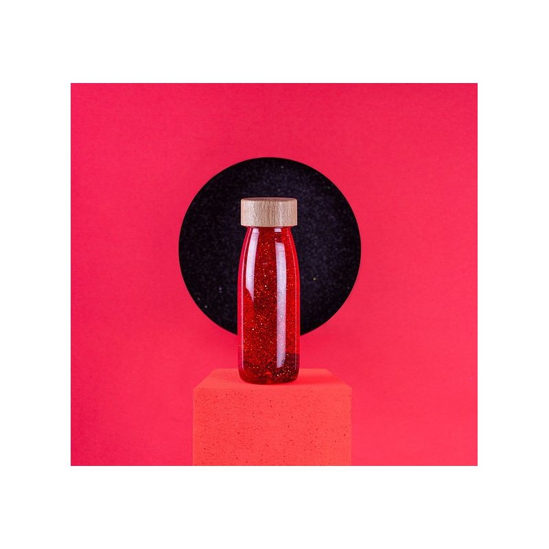 Float Bottle Red Ampolla sensorial de Petit Boum