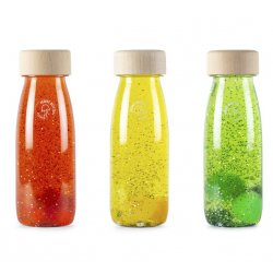 Pack de 3 botellas sensoriales twilight de Petit Boum