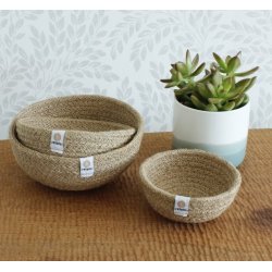 set bols organics de jute de Respiin J3366 Respiin 2