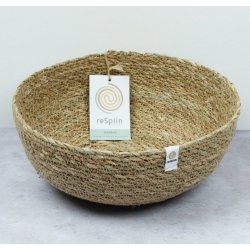 Cistella artesanal de jute i algues marines flexible de Respiin J3368 Respiin 3