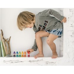 Nins tomten de fusta de colors J3503 Grapat 2