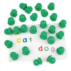 26 segells en minuscules color verd d'anthony peters J3532 Anthony Peters 2