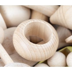 Argolla de fusta natural J3625 Can cels 2