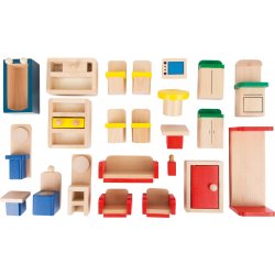Caseta de nines amb 26 mobles per jugar J3690 Legler - Small Foot 2