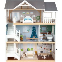 Casa de muñecas de madera villa Urgana J3691 Legler - Small Foot 10