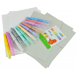 Rotuladors per bufar colors pastel de Malinos J3711 Malinos 2