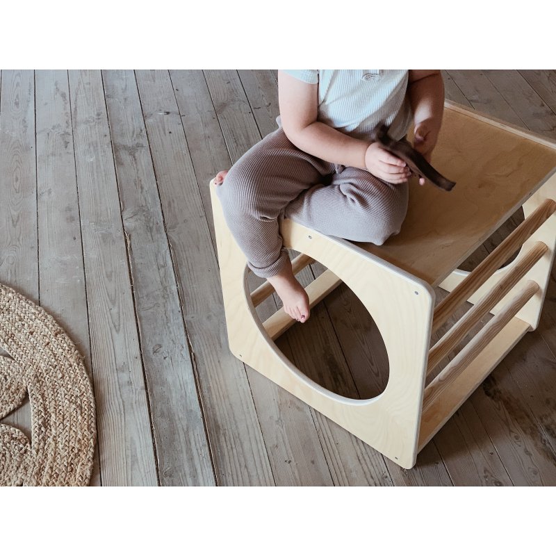 Cub Pikler de 50x50x50 de bedoll