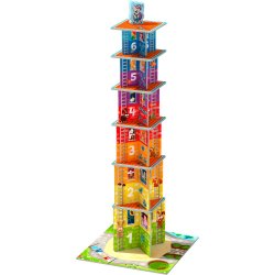 Primeros juegos de mesa Rhino Hero Junior J3754 Haba 6