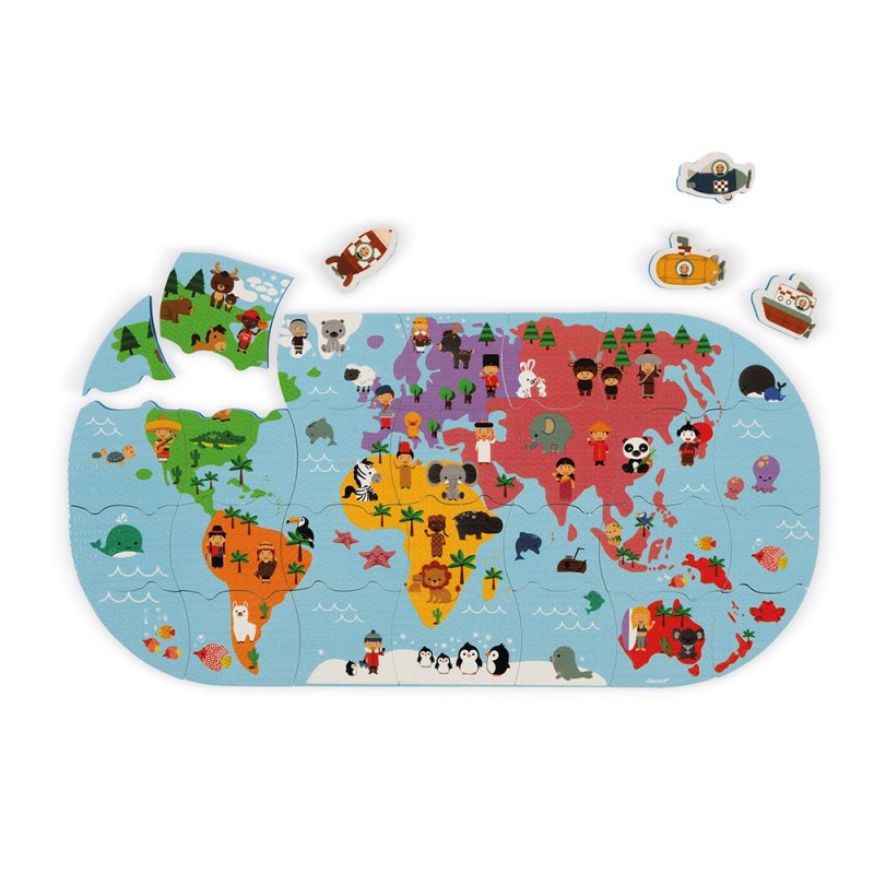 Mapa del món de bany Janod Mapa del món de bany Janod J3836 Janod
