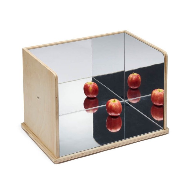 Espejo doble esquinero de madera de Tickit Espejo doble esquinero de madera de Tickit J2777 Tickit