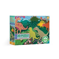 Puzle Dinosaures 20 peces J3873 Eeboo 3