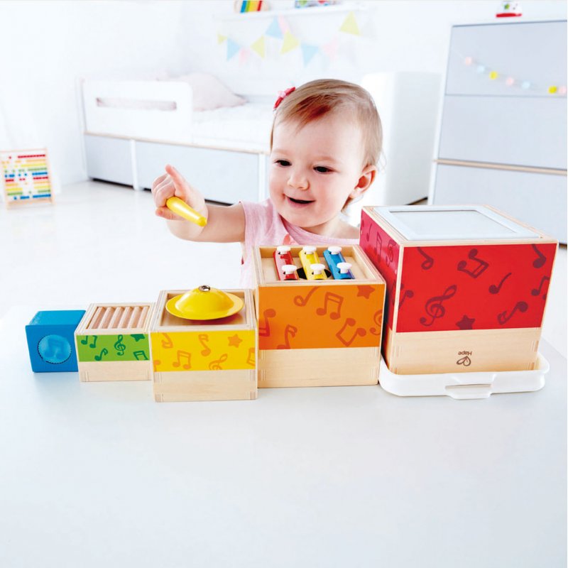 Joc d'apilament instruments per nadons de Hape
