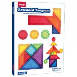 Gran set magnètic Tangram 3d J3790 Juegaconmigo 7