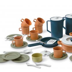 Conjunto de platos y utensilios para servir bio J3934 Dantoy 2