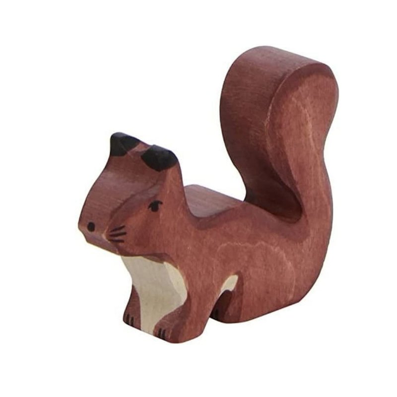 Esquirol de fusta petit marró Holztiger