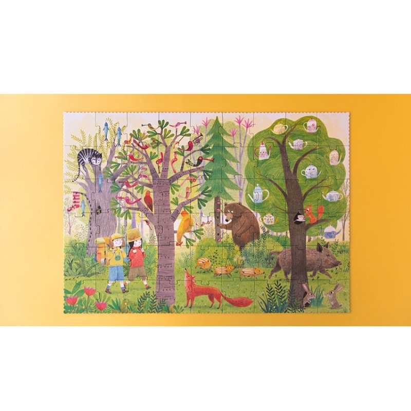 Puzzle dia y noche del bosque londji