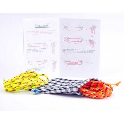 Corda per jugar amb les mans bicolor groga J3969 Me&mine 6