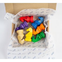 Cavalls d'escacs de colors J4030 Mora Games & Toys 2
