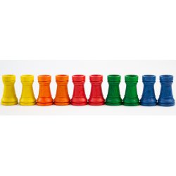 Torres de colores de ajedrez J4032 Mora Games & Toys 4