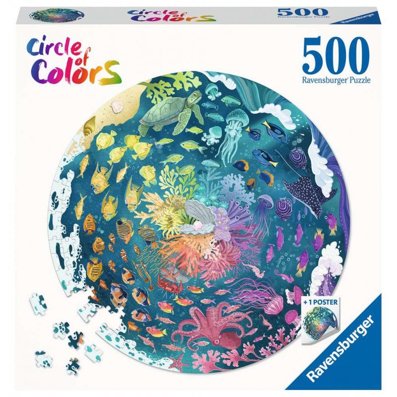 Puzle 500 peces oceà rodó J4063 Ravensburger