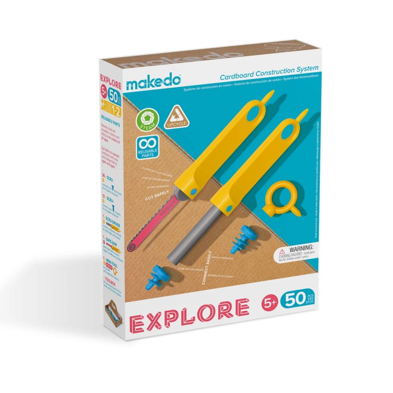 Makedo pack de varies eines i tornavisos J4071 Makedo