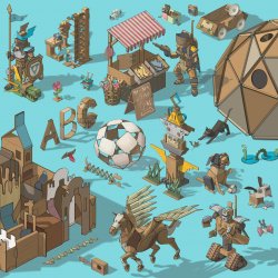 Kit Invent para la construcción con cartón con Makedo J4073 Makedo 3