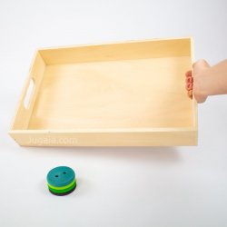 Safata gran de fusta montessori J4024 Montessori 2