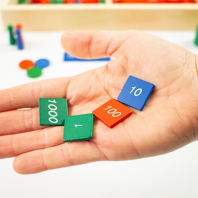 Estampitas números Montessori