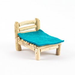 Llit de madera natural minimons J3657 Papoose Toys 1