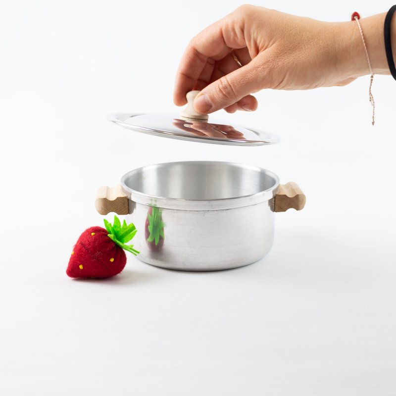 Olla infantil baja para cocinar