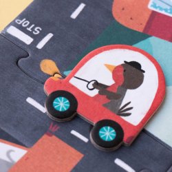 Puzzle vehículos 48 piezas J4129 Londji 4
