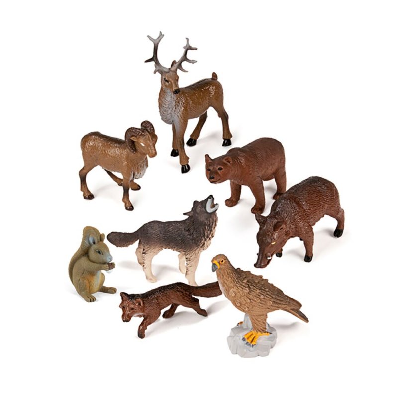 Figuras de animales del bosque de Miniland Figuras de animales del bosque de Miniland J4219 Miniland