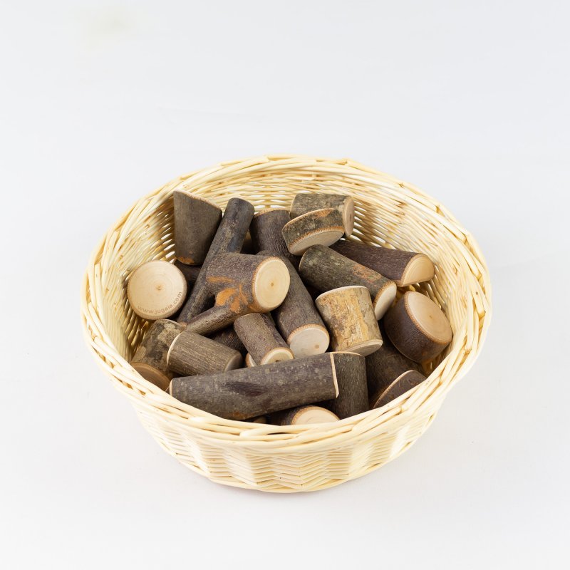 Cesta de  mimbre de 25 cm