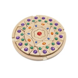 Mandala de madera con gemas de colores J4320 New Selection 4