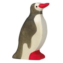 Figura fusta Holztiger Pingüí