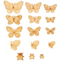 Set de mini siluetes de fusta en forma de papallones J4479 Artemio 3