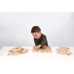 Domino con bloques de madera J4544 Tickit 2