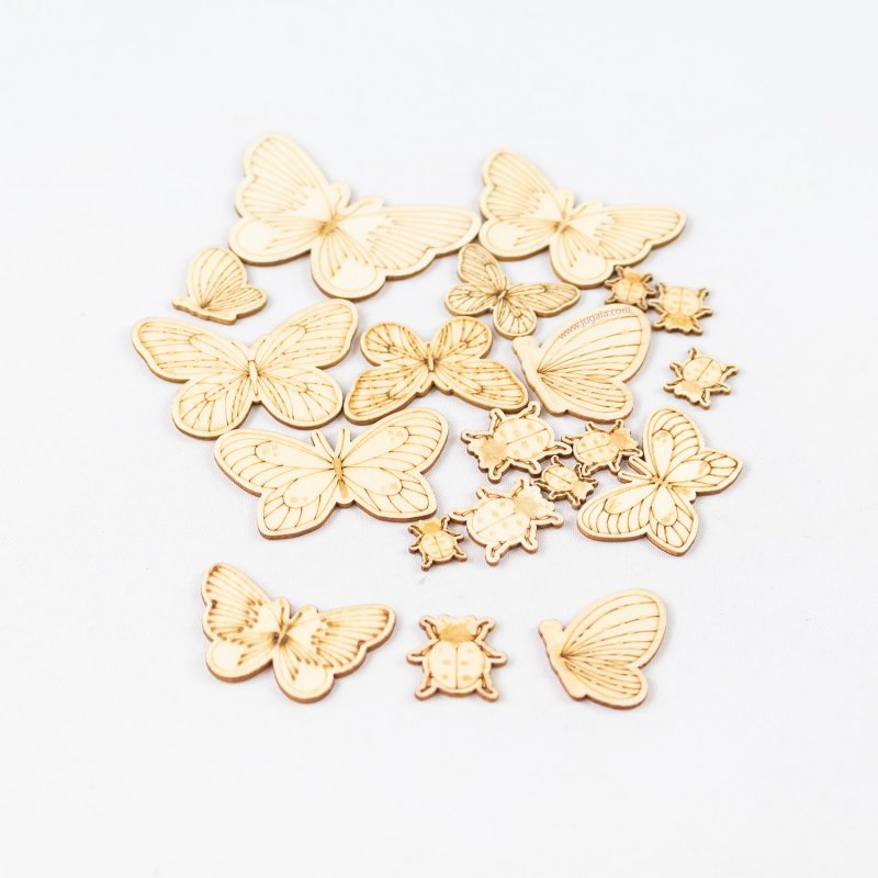 Siluetes de papallones de fusta J4479 Artemio