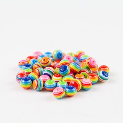 Perlas multicolores para creatividad