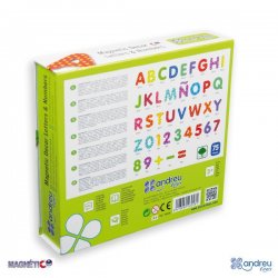 Números y letras magnéticas decoradas Andreu Toys J1585 Andreu Toys 3