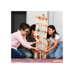 Bloques para la construcción Kapla azul rojo y rosa J4617 Kapla 5