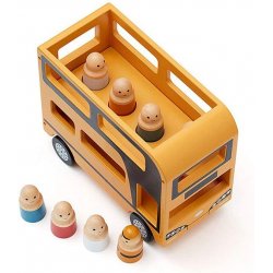 Autobús de fusta amb passatgers encaixables J4627 Kid's Concept 4