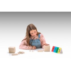 Base 10  121 peces i regletes J2449 Wissner 2