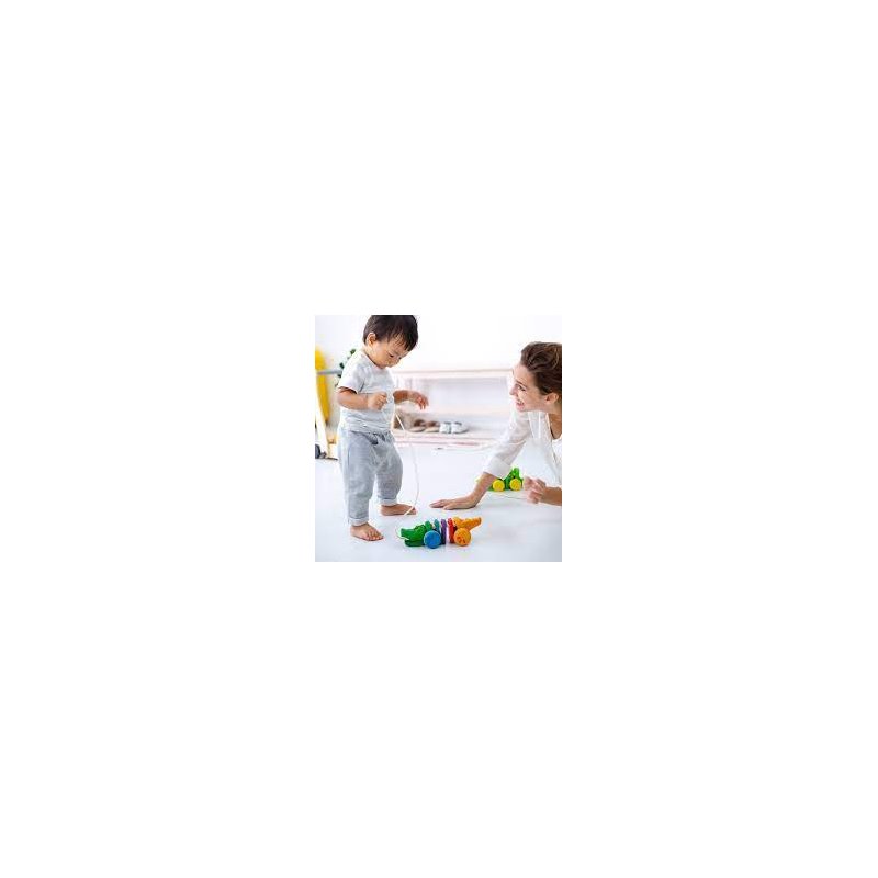 Cocodrilo arrastre de Plan Toys
